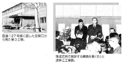 相模原事業所第3工場完成時の写真