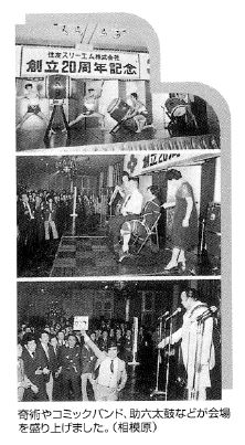 創立20周年記念顧客招待パーティーの写真